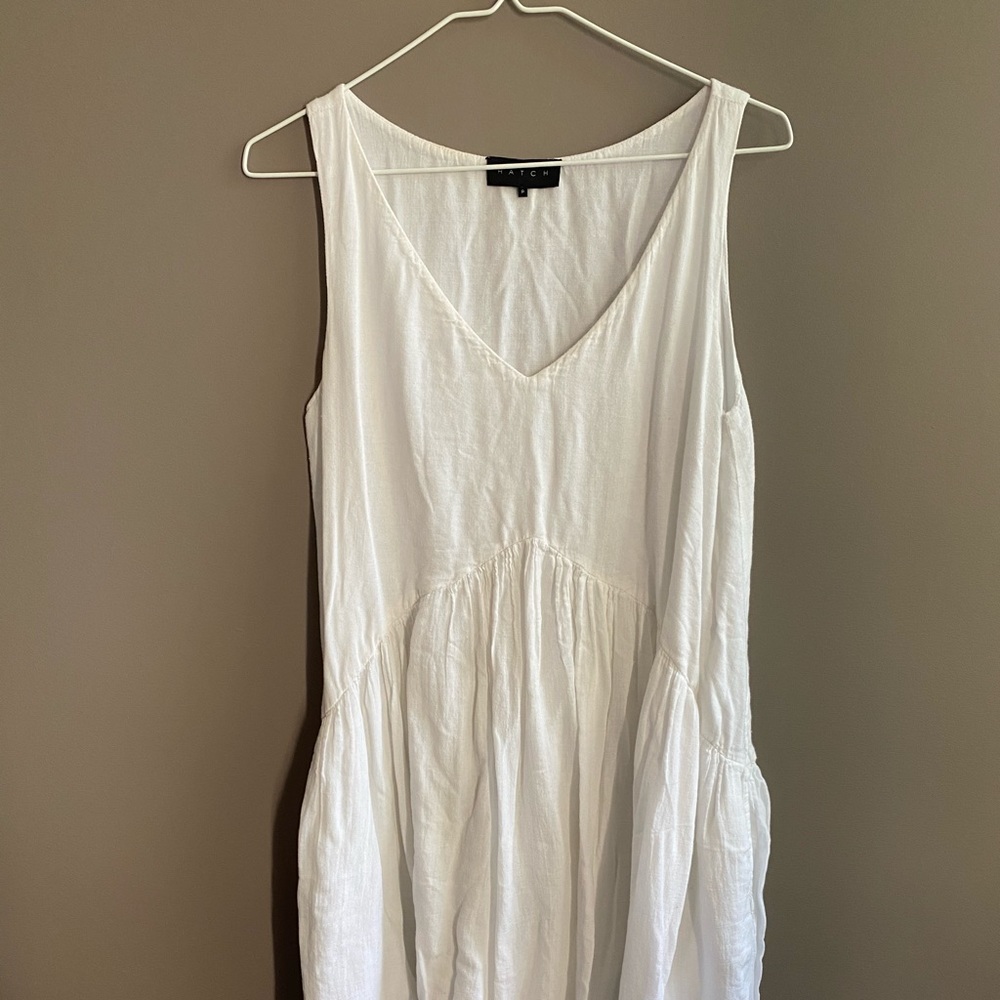 Hatch maternity white dress